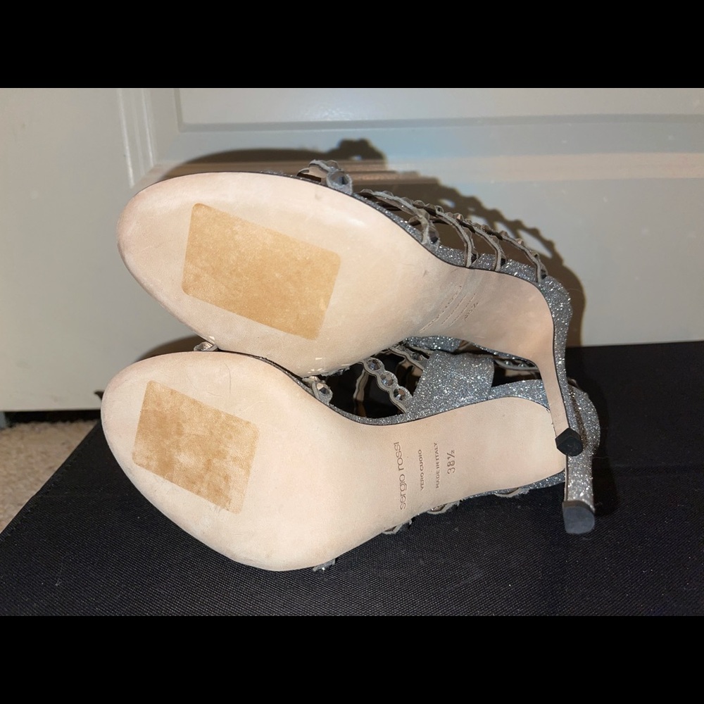 Sergio Rossi Kimberly 105 Crystal Heeled Sandals - Picture 14 of 15